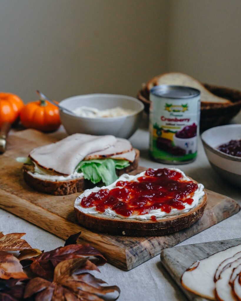 Turkey cranberry sandwich
