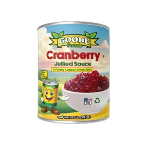 Goode Foods Cranberry Jellied Sauce can